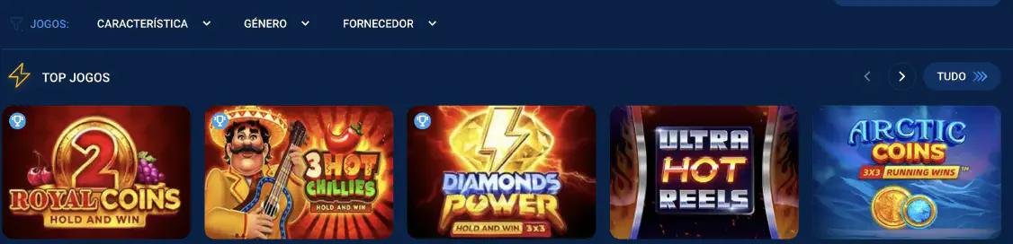 Jogos de Casino Mostbet